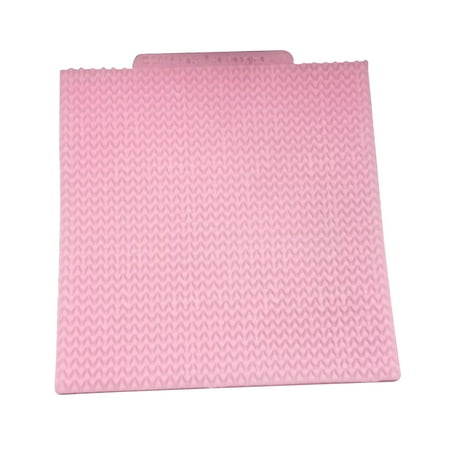 Brick Mat Fondant KABOER Doll Sweater Knitting Texture Mat Fondant Cake Silicone Mould Biscuits Embossed Pad Christmas Gloves Sock Pattern Mould ()