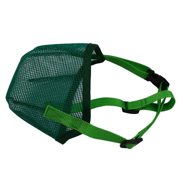 Dog Mouth Cover Soft Mesh Mouth Cover Suitable for Small Medium and Large Dogs Used for Cleaning Biting Licking and Chewing Allowing for Panting and Drinking Water