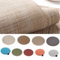 thumbnail image 3 of Workhe Oval PVC Placemat Non-Slip Plastic Table Mat Water-proof Plate Dish Placemat Dish Pads Coaster Kitchen Bar Accessories, 3 of 9