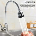 thumbnail image 4 of Yuarrent Aireador de grifo, rociador de agua de grifo giratorio de 360 grados, rociador de agua de cocina de acero inoxidable, rociador de Accesorios de baño, 4 of 6