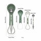 thumbnail image 3 of Three-in-one Multifunctional Fruit Digging Device Carved Flower Digging Device, 3 of 3