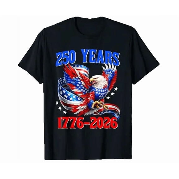 American Flag Eagle Shirt 250 Years 1776 2026 250Th Birthday Shirt Hot Trending Shirt, Vintage Birthday Gift