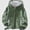 Green, variant on DJDLJWCJ Boys Windbreaker Jacket Warm Polar Fleece Winter Coat Comforty Soft Full Zipper Hooded Jacket White Size 12