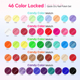 thumbnail image 6 of Morovan Nail Polish Set Fingernail: 48PC Air Quick Dry Nail Polish Kit with 2PC Base Top Coat Regular Nail Polish pack, 6 of 8