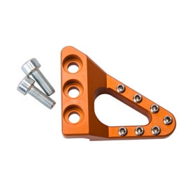 Clean Speed Dropped Brake Pedal Pad Orange for KTM 1190 Adventure 2013-2016