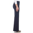 thumbnail image 2 of Rekkuna Women's Pull-On Wide Leg Super Stretch Comfort Pant with Pockets (Small, Navy), 2 of 6