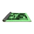 thumbnail image 2 of Ahgly Company Indoor Rectangle Abstract Emerald Green Contemporary Area Rugs, 6' x 9', 2 of 4