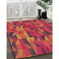 thumbnail image 2 of Ahgly Company Indoor Rectangle Patterned Red Abstract Area Rugs, 5' x 7', 2 of 6