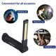 thumbnail image 4 of Naiovety Luz de trabajo LED de mano Lámpara de inspección COB brillante Linterna magnética giratoria de 360 ​​​​grados 5 modos Luz de antorcha Iluminación novedosa No.02 Naiovety HA024791-02, 4 of 6