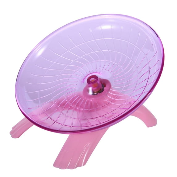 HOMEIU Hamster Running Wheel Silent Mute Flying Saucer Axle Wheel Hedgehog Rat Running Disc Toys Small Mouse Running Wheel