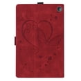 thumbnail image 3 of All-New Kindle Fire 7 inch Tablet Case, Allytech PU Leather Scratch Free Card Slots & Pencil Holder Hands Free Stand Protective Wallet Case for Amazon Fire 7" 2022(12th Gen), Red, 3 of 6
