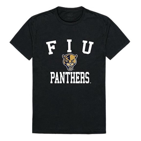 W Republic 539-219-BLK-04 Florida International University Arch T-Shirt, Black & White - Extra Large