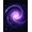 Purple Blue, Pattern 15, variant on ODIKA System Galaxy Celestial Bodies Orbital Path Astronomy Poster Stain Resistant Low Profile for Dorm Room, Small Living Apartment