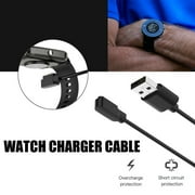 1Pc Black General Smartwatch IP68 Magnetic Suction Charger 2-pin J5K8 ID205L For Uwatch Cable Charging GT