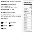 thumbnail image 4 of Organic Whole Large Cashews W240, 8 Pounds — Non-GMO, Raw, Kosher, Vegan — by Food to Live, 4 of 9
