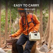 Jackery E300New Sand Gold 290Wh Portable Power Station, 300W LiFePO4 Battery for Camping, Travel & Backup