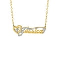 thumbnail image 2 of Personalized Religious Name Necklace with Heart and Cross, 2 of 2