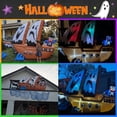 thumbnail image 3 of inslife 10FT Length Halloween Inflatable Pirate Ship and Pirate Skeleton, Blow Up Pirate Ship Inflatables Built-in 5 LEDs and 4 RGB Lights for Halloween Inflatables Outdoor Decoration, 3 of 6