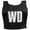 Black, variant on Carta Sport  Adult Lettered Netball Training Bib (Pack of 7)