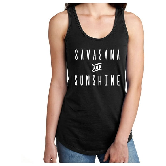 Savasana & Sunshine Racerback Tank