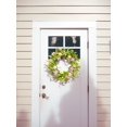 thumbnail image 3 of 22" Ranunculus, Speedwell Wreath, 3 of 4