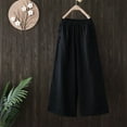 thumbnail image 5 of Sngxgn Wide Leg Pants for Women Casual High Waist Pants Loose Trousers(Black,L), 5 of 7