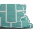 thumbnail image 2 of Simply Daisy, 20 x 20 inch, Screen Lattice Geometric Print Pillow, Blue, 2 of 2