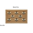 thumbnail image 7 of kkbbma Summer Floor Mat, 50x80cm Floral Patterned Bee Design Door Mat, Heavy Duty Scraper Rug for Outdoor Entrance, Indoor Welcome Carpet for Front Rear Side Doors Decor, 7 of 7