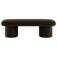thumbnail image 3 of Modway Orla Performance Velvet Bench in Chocolate Brown, 3 of 10