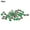 Green, variant on 10PCS 3D Realistic Solid Dumbbell Fish Eyes Fly Tying Materials Sunken Brass Barbells Beads Pseudo Eyes