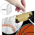 thumbnail image 4 of FMSHPON Sports Balls Clipboard Hardboard Wood Nursing Clip Board and Pull for Standard A4 Letter 13x9 inches, 4 of 7