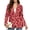 Candy Cane Snowflake Print, variant on Open Front Womens Blazer Jacket for Work Office, Blue Floral Butterfly Suit Fabric with Pockets Lady Blazer Notched Lapel Womens Suit Jacket, Size Small