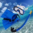 thumbnail image 4 of Kids Snorkel Set Unisex Professional Snorkel Mask with Dry Snorkel Swim Fin, 4 of 5