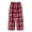Pink, variant on SERTGUTR Girls Plaid Fleece Wide Leg Pants, Elastic High Waist Loose Fit Trousers, Side Pocket Warm Home Pants, Winter Everyday Comfortable Bottoms