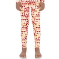 thumbnail image 1 of Rocky Fleece-Lined Bottoms Kids Base Layer Thermal Pants for Girls, Triangle Design XL, 1 of 7