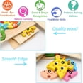 thumbnail image 5 of Rompecabezas de madera para niños pequeños de 3 años - Juguete Montessori para niños de 3 años en adelante - Juguete educativo de madera - Regalo para niños y niñas de 3 años, 5 of 5