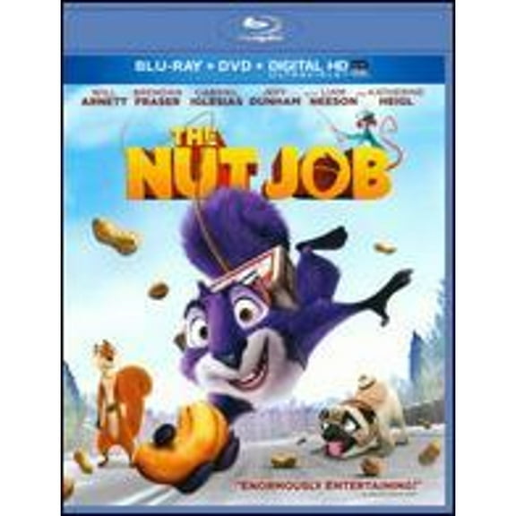 Pre-Owned The Nut Job [2 Discs] [Blu-ray/DVD] (Blu-Ray 0025192200823) directed by Peter Lepeniotis
