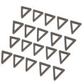 thumbnail image 3 of EHJRE 20pcs Wooden Triangle Charm for Jewelry Making Crafting Ears Drop Charms Gray, 3 of 8
