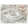 thumbnail image 4 of OCCASIONS 120 Plates Pack, Heavyweight Disposable Wedding Party Plastic Plates (7.5'' Appetizer/Dessert Plate, White & Silver Rim), 4 of 8