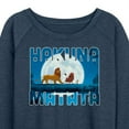 thumbnail image 3 of The Lion King - Hakuna Matata - Women's Lightweight French Terry Long Sleeve Shirt, 3 of 5