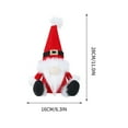thumbnail image 3 of HongHeng 1Pc Christmas Gnomes Hanging Ornaments Summer Gnome Decor Birthday Gnome Unique Decoration Desktop Faceless Gnome Sitting Doll Ornaments for Winter Farmhouse Home Decor, 3 of 6