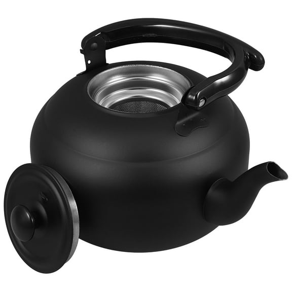 HOMEMAXS Stainless Steel Tea Kettle with Infuser for Stovetop Home Teapot for Loose Tea Elegant Teapot for Household Kitchen Tea Parties 2L