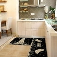 thumbnail image 3 of Christmas Kitchen Rug Sets 2 Piece Merry Christmas Flax Waterproof Non-Slip Kitchen Mats and Rugs Winter Christmas Doormat Rubber Back Low-Profile Merry Christmas Home Decorations Kitchen Mats, 3 of 6