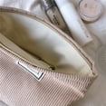 thumbnail image 3 of Portable Fashion Beauty Case Clutch Purse Toiletries Storage bag Handbags Cosmetic Organizer Corduroy Cosmetic Bag Travel Makeup Bag Makeup Pouch BEIGE, 3 of 8