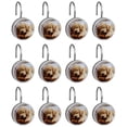 thumbnail image 2 of HemaKayy 12 Pcs Shower Curtain Hooks Bathroom Decorative Accessories Cute Puppy Sleeping, 2 of 8