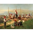 thumbnail image 2 of Franz Leo Ruben 24x19 Gold Ornate Framed and Double Matted Museum Art Print Titled - Turkish Coffee House in Sarajevo (1897), 2 of 4