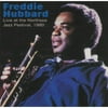 Personnel: Freddie Hubbard (trumpet, flugelhorn); David Schnitter (tenor saxophone); Billy Childs (keyboards); Larry Klein (electric bass); Sinclair Lott (drums). Recorded live at the Northsea Jazz Festival, The Hague, Holland in 1980. Includes liner notes by Leonard Feather. Digitally remastered by Joe Tarantino (1998, Fantasy Studios, Berkeley, California). Freddie Hubbard has been all over the jazz spectrum. On LIVE AT THE NORTH SEA JAZZ FESTIVAL, 1980, he brings it all into sharp focus. Hubbard leads a straightforward bebop lineup David Schnitter on tenor saxophone, Billy Childs on keyboards, Larry Klein on electric bass, and Sinclair Lott on drums into provocative territory. On tunes such as the Hubbard-penned "First Light" and John Coltrane's seminal "Impressions," echoes of Hubbard's Jazz Messenger and funk-fusion CTI years mingle with the complex patterns laid down by his young rhythm section. All the Hubbard trademarks are in evidence in this performance. His huge, clean sound and adventurous phrasing conspire with his brilliant range and rare sense of how to build a solo to a fever pitch. His chops are in rare form as he tears through his own classic "Red Clay." The audience enthusiasm pushes all the players to stretch and the result is a great live recording.