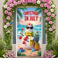 thumbnail image 6 of Tropical Pineapple Christmas Banner Summer Holiday Decorative Beach Scene for Party Celebration Beach Vacation, 6 of 8
