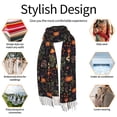thumbnail image 6 of Shawl Wraps for Women - Pumpkin Plant Garden Oversized Fall Winter Fashion Blanket Scarf for Women, 6 of 6