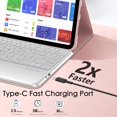 thumbnail image 5 of Trackpad Keyboard Case for iPad Air 13 & iPad Pro 12.9 (3rd–6th Gen) with Pencil Holder, 5 of 8